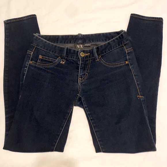 Armani J11 Super Skinny Stretch Dark Indigo Jean - Picture 4 of 12